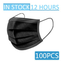 10-100 шт. одноразовые маски со сборкой для лица 3-слойный фильтр против пыли смога Earloop дышащая марля маска