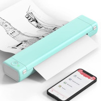 Термопринтер Phomemo M08F A4, беспроводной, с Bluetooth, многоцветный, на выбор, поддержка Thermodrucker, портативная бумага 8,26 "x11.69"