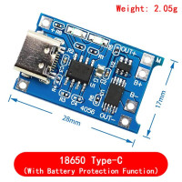 10 шт., 5 В, 1 А, 18650 дюйма, TP4056, фотозарядная плата с защитой, двойные функции, 1A, литий-ионный аккумулятор