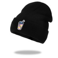 Крутые шапки, уличная одежда, вязаная шапка в стиле хип-хоп, осенне-зимние теплые шапки, облегающие шапки, шапка с манжетами, шапки для женщин и мужчин, шапки