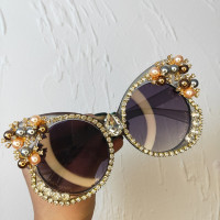 Роскошные брендовые дизайнерские блестящие солнцезащитные очки с бабочкой для женщин 2023, солнцезащитные очки с НДС-глазами с бриллиантами, женские солнцезащитные очки