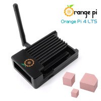 Плата Orange Pi 4 LTS/4B, металлический корпус (антенна)