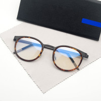 Дания брендовые титановые очки для мужчин и женщин, винтажные круглые оптические очки для близорукости, безвинтовая оправа для очков по рецепту 9704
