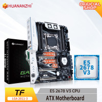 HUANANZHI X99 TF LGA 2011-3 XEON X99 материнская плата с Intel E5 2678 V3 MOS вентилятор DDR3 DDR4 RECC память комплект M.2 NVME SATA