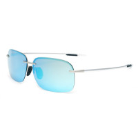 Солнцезащитные очки JM без оправы для мужчин и женщин, мужские алюминиевые дужки с пружинной петлей UV400