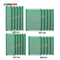 Двухсторонняя печатная плата, 2x8, 3x7, 4x6, 5x7, 20 шт.