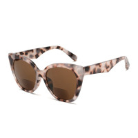 JM винтажные бифокальные Солнцезащитные очки для чтения для женщин очки кошачий глаз