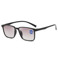 Классические бифокальные очки для чтения HD пресбиопические прямоугольные очки в оправе солнцезащитные очки для пожилых мужчин женщин мужчин с серыми линзами солнцезащитные очки