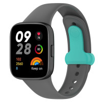 Ремешок силиконовый для Xiaomi mi Watch 3 Lite, цветной контрастный браслет с цветной пряжкой для Redmi Watch 3, браслет