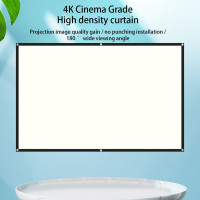 Optical Layer Portable Projection Screen 16 9 Reflective Projector Screens