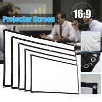 Projector Simple Curtain Home Outdoor KTV Office Home Theater Portable 3d HD Projector Screen