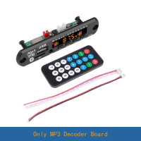 Color screen wireless bluetooth 5.0 MP3 WMA decoder board car audio USB TF FM radio module 9V-12V MP3 player with remote control