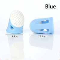 1Pc New Silicone Thimble Hollow Breathable Antiskid Thimble Handmade Needlework Finger Protector DIY Sewing Tool Accessory Gift