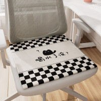 Cooling Ice Silk Seat Cushion Breathable Summer Office Car Chair Seat Pads Non-slip Square Pad for Hotel Wedding Restaurant