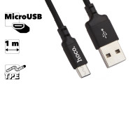 USB кабель HOCO X14 Times Speed micro, 1м, нейлон Black (черный) дата-кабель