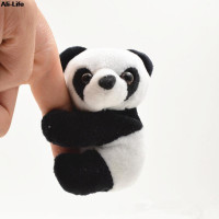 1PC hot cute Plush Panda Clip Black White Hugging Panda Curtain Clip Bookmark Notes Small Stuffed Animal Doll  Souvenir gift