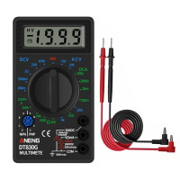 DT830 Digital Multimeter Voltmeter Ammeter Ohmmeter DC10V~1000V 10A AC 750V  Current Tester Test LCD Display