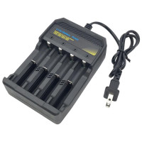 18650 Battery Charger 4 Slots 18650 Charging Fast 18650 Batteries Charger Portable Electronic 18650 Battery Charger