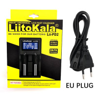 Genuine/Original New LiitoKala Lii-PD2 battery Charger for 18650 26650 21700 18350 AA AAA 3.7V/3.2V/1.2V lithium NiMH batteries