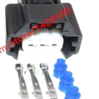 1 Set 3 Pin Oxygen Sensor Plug Waterproof Female Male Electrical Cable Connector For A/C Compressor 7183-7874-30 7183-7874-30