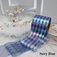 6cm 8cm Iridescent Tulle Ribbon 25Yards Shiny Diamond Mesh DIY Handmade Craft Hairband Ornament Fabric Material Supplies
