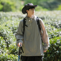 森馬集團旗下棉致防曬衣男士夏季登山冰絲薄款男裝外套防曬服透氣