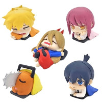 5pcs Chainsaw Man Power Anime Figure Gift Box Sleeping Action Figures Aki Denji Power Kawaii Figures Collectible Doll Toys Gifts