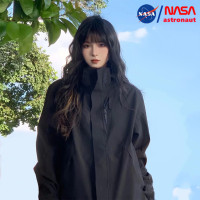 NASA聯名衝鋒衣男女戶外進藏三合一外套可拆卸內膽防風防水夾克女