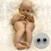 24inch Reborn Doll Kit Maggi Soft Touch Unfinished Unpainted High Quality Art Doll Reborn Doll with Cloth body