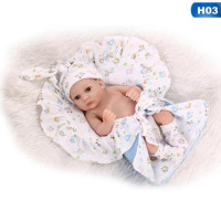 27cm Toddler Reborn Doll Lifelike Newborn Reborn Bebe Toys Cute Boys Playmate Gifts Sleeping Baby Birthday Present Newborn Dolls