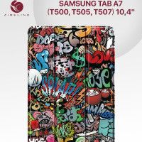 Чехол для Samsung Tab A7 (10.4") (T500 T505 T507) с магнитом, с рисунком ГРАФФИТИ / Самсунг Галакси Таб А7 Т500 Т505 Т507