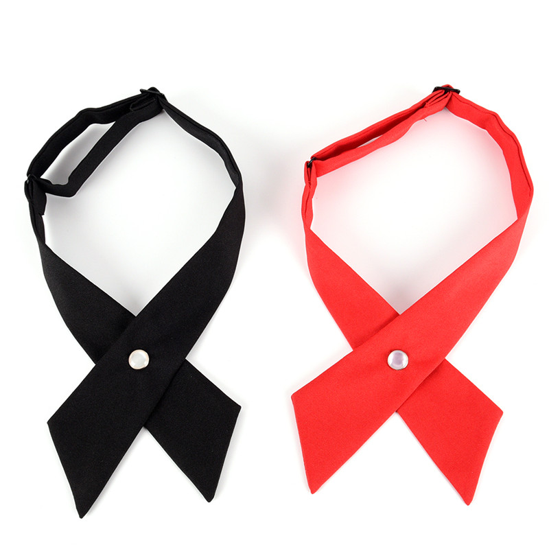 Fashion Women Cross Bow Ties Women