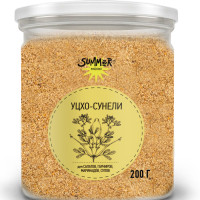 Настоящая Грузинская Приправа УЦХО-СУНЕЛИ PREMIUM, 200 грамм SUMMER MOOD Универсальная Пряность Специя Для соусов и маринада, горячих и холодных блюд из мяса рыбы птицы овощей баклажан салатов супов