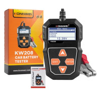 KONNWEI KW208 Car Battery Tester 12V 100 to 2000CCA Cranking Charging Circut Battery Analyzer 12 Volts Battery Tools pk BM550