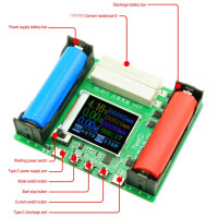 LCD Display Battery Capacity Tester MAh MWh 18650 Lithium Battery Digital Measurement Lithium Battery Power Detector Module