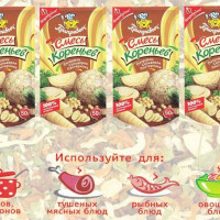 Смесь сушеных кореньев петрушки, сельдерея и пастернака. 4 шт. по 50 гр. Приправыч.