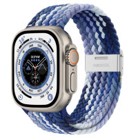 Nylon Strap for Apple Watch 8 Ultra Band 49mm 44mm 40mm 42mm 38mm Braided Solo Loop Bracelet IWatch Series 3 4 5 SE 6 745mm 41mm