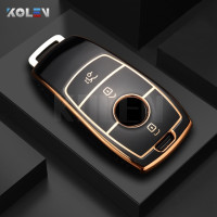 Fashion TPU Car Remote Key Case Cover Shell For Mercedes Benz A C E S G Class GLC CLE CLA GLB GLS W177 W205 W213 W222 X167 AMG