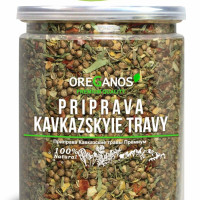 Приправа Премиум Кавказские травы для первых блюд мяса и рыбы салатов маринадов , в банке Oreganos 160г