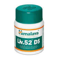 Лив.52 ДС Двойная сила Хималая (Liv.52 DS Himalaya Herbals) для защиты и очистки печени, при гепатите A B C , от цирроза, 60 таб.