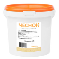 Чеснок сушеный гранулированный HOBBYHELPER в ведре (500 г)