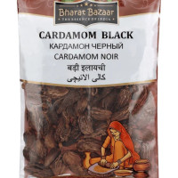 Bharat Bazaar Кардамон Черный Cardamom Elaichi Black Бхарат Базар, 50г