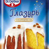 Dr.Oetker Глазурь сахарная белая, 90 г