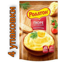 Пюре РОЛЛТОН Картофельное классическое 240 гр./4 упаковки