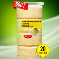 Pirina ECO / Картофельное пюре быстрого приготовления, 600г. Сушеные овощи.