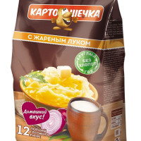 Пюре картофельное Картошечка "с жареным луком" пакет 320 гр.