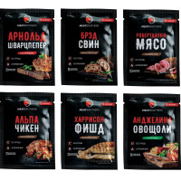 Набор приправ MEATBROTHERS в пакетиках, 6 шт, 150 г