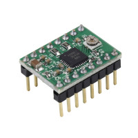 Stepper Motor Driver Module with Aluminum Heat Sink Reprap 3D Printer Parts Red Green Blue Board for Arduino A4988