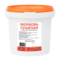 Морковь сушеная соломка(3х3х20мм) HOBBYHELPER в ведре 500г