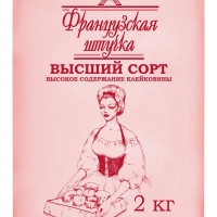 Мука Французская штучка, для хлебопечки, высший сорт, 2 кг